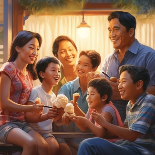 micapikachu_a_filipino_family_celebration_eating_ice_cream_happ_f6542483-cc1d-4c0e-80ae-66dbe9c50e9b
